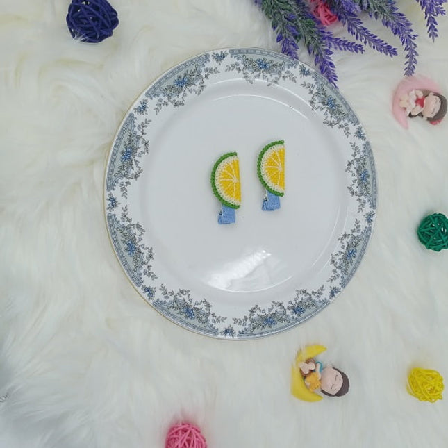 Fruits Hair Clip - small - Musambi - CTKA0122