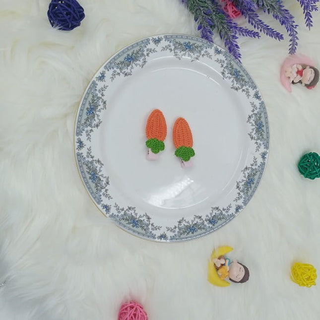 Fruits Hair Clip - small -Carrot - CTKA0123