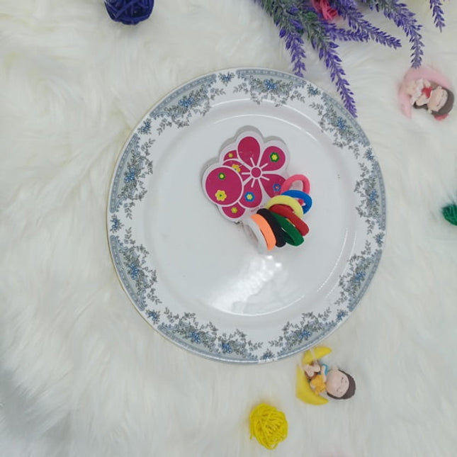 8 pc multi color rubberband - small size - diameter - 3 cm - CTKA0125