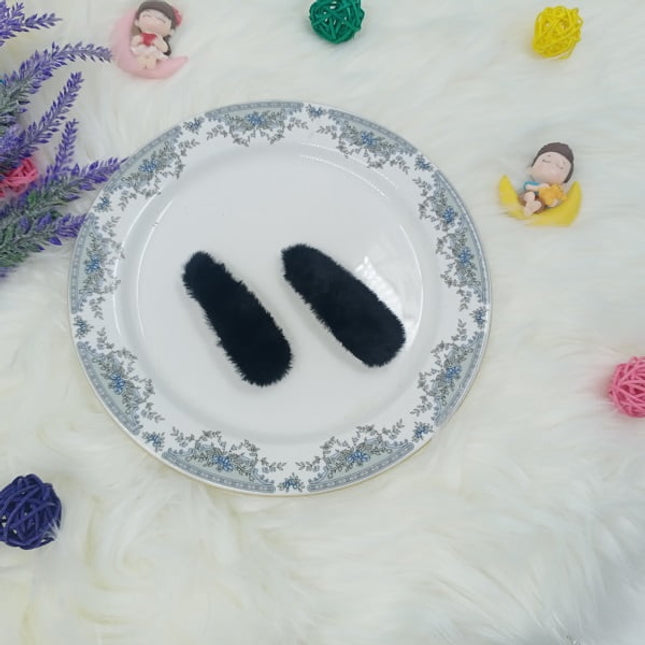 Soft Big Tic tack Clips - Black - CTKA0148