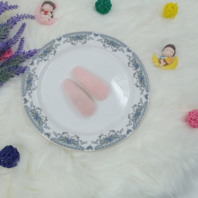 Soft Big Tic tack Clips - Baby Pink - CTKA0152