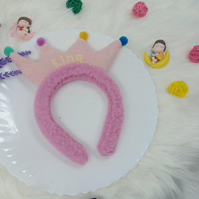 Crown hair Bands - soft - Pink - CTKA0177