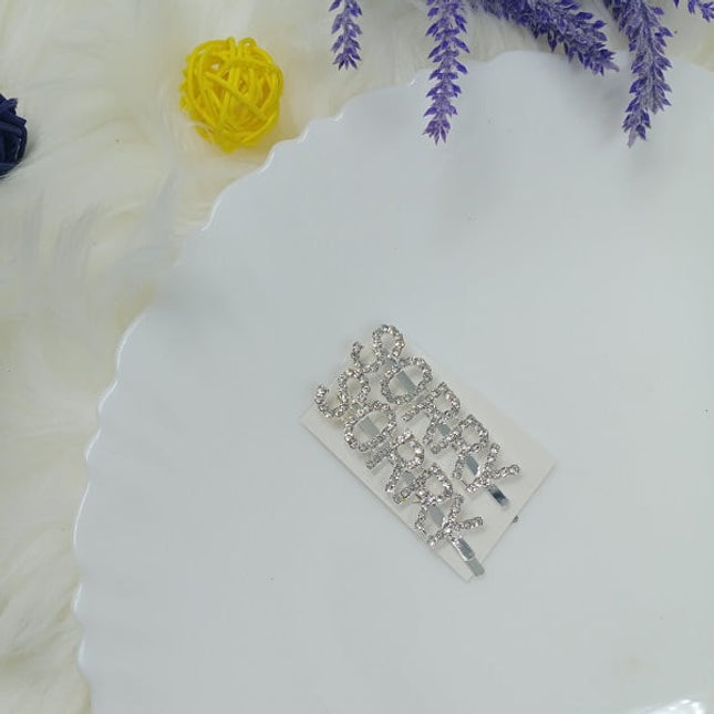 Stone Letter Clips - White Stone - Sorry - CTKA0182