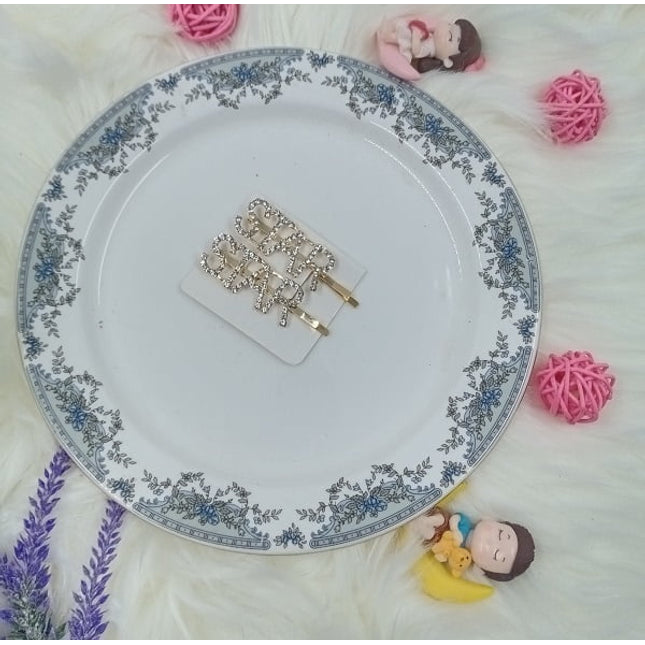 Stone Letter Clips - Gold Stone - Star - CTKA0185