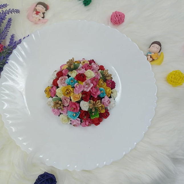 Hair Bun - Free size - Multi Color - CTKA0190