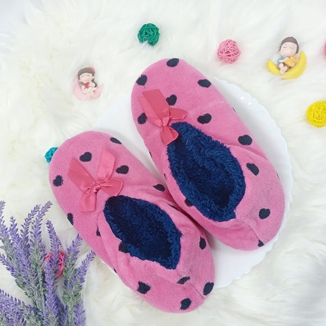 Indoor Shoe - White N Black - Pink - CTKA0201