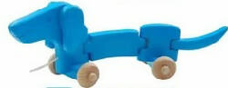 PULLING DOG-ZIG-ZAG-BLUE