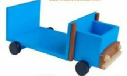 BOOK TRUCK-BLUE