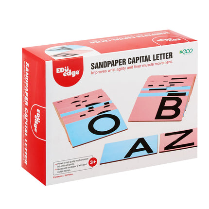 Sand Paper Capital Letters