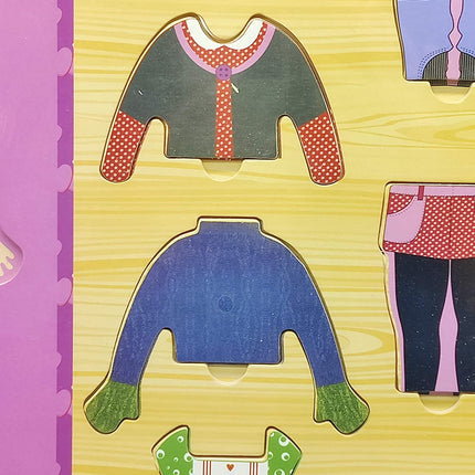 Wooden Dress-up Puzzle - Girl - EKT0001