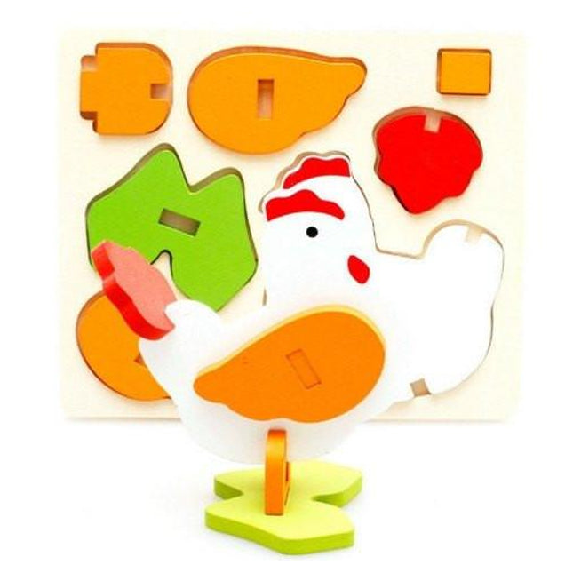 3D PUZZLE - HEN - EKT0771