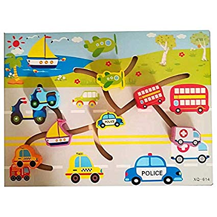 Wooden Toy - Find the Path Game puzzle for Toddlers - EKT1015