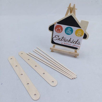 Icecream Stick with holes for craft and Diy - Plain - EKC1051