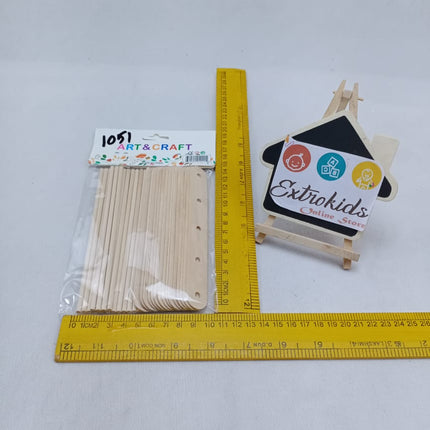 Icecream Stick with holes for craft and Diy - Plain - EKC1051