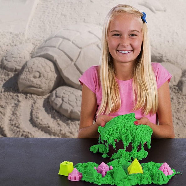 Extrokids Magic Kinetic Motion Sand for Kids (Green, 1kg) EKT1229