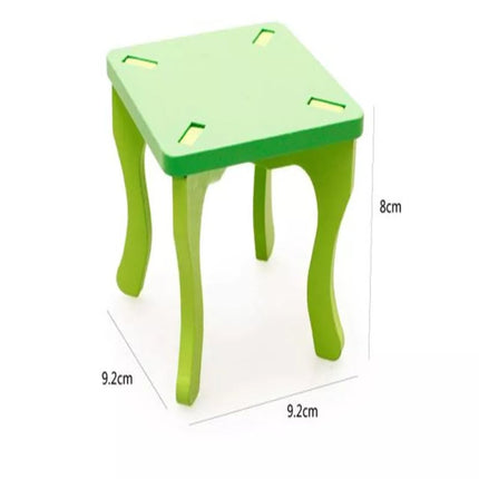 Extrokids Wooden 3D assembling furniture Chair blocks toys - EKT1295