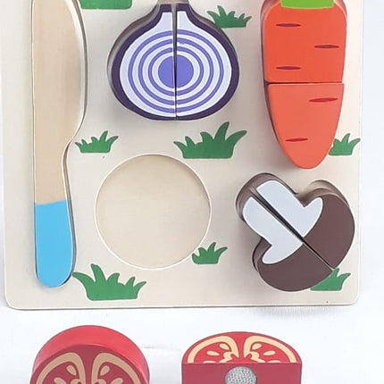 Extrokids Wooden Fruit Cutting Set Toy Carrot - EKT1309