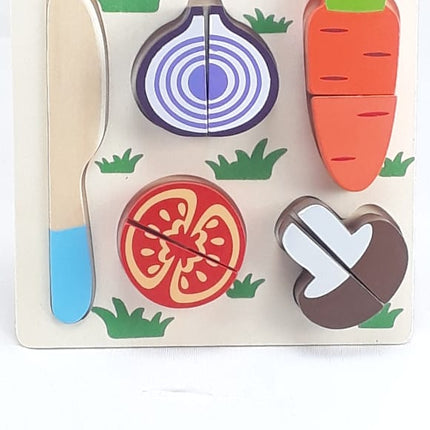 Extrokids Wooden Fruit Cutting Set Toy Carrot - EKT1309