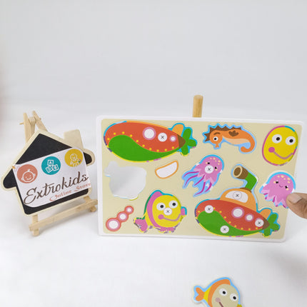 Extrokids Cartoon Animal Pair Matching Puzzle Card Game Toys for Children - EKT1411