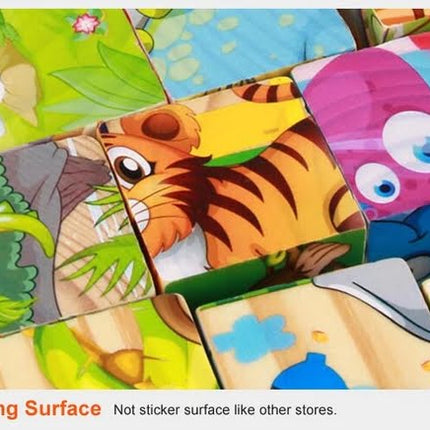 Extrokids Hand Grab Early Educational Learning Toys for Children Forest Animal 3D Jigsaw Puzzle Type2 - EKT1425