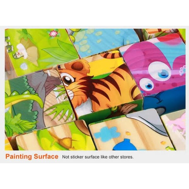 Extrokids Hand Grab Early Educational Learning Toys for Children Forest Animal 3D Jigsaw Puzzle Type2 - EKT1425