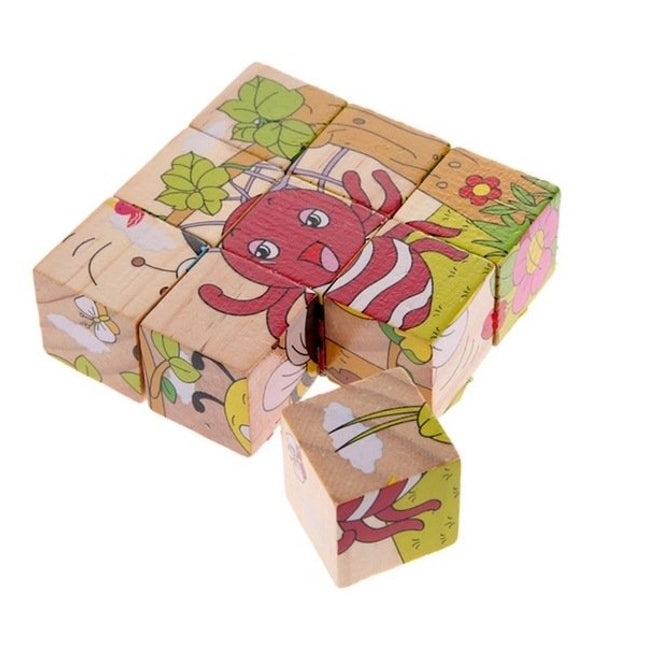 Extrokids Hand Grab Early Educational Learning Toys for Children Forest Animal 3D Jigsaw Puzzle Type2 - EKT1426