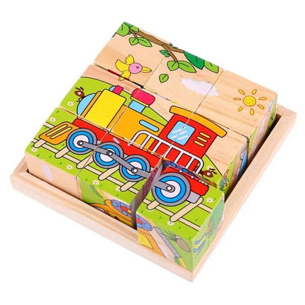 Extrokids Hand Grab Early Educational Learning Toys for Children Forest Animal 3D Jigsaw Puzzle Type2 - EKT1427