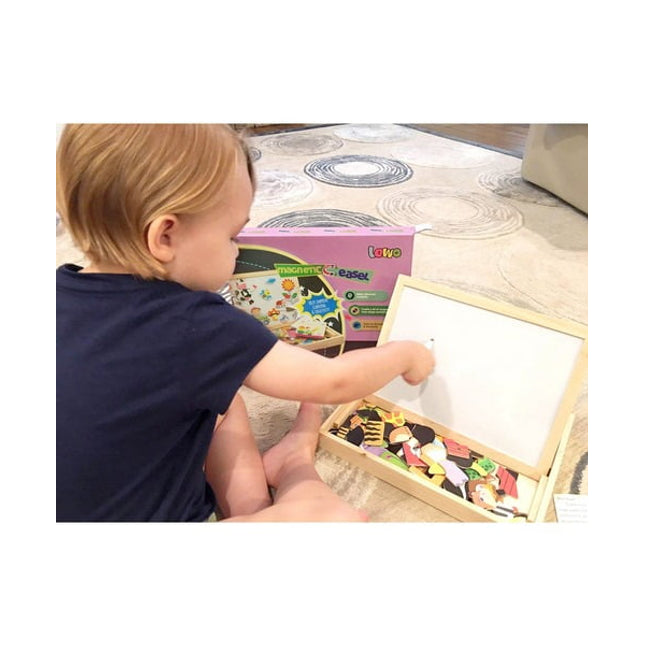 Magnetic Double Sided Educational Board - Multicolour - EK1456