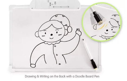 Musical Learning Board, Battery Operated Musical Alphabet Toy with Drawing Board , Educational Lear