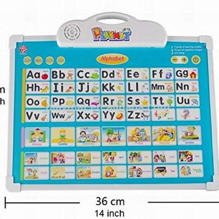 Musical Learning Board, Battery Operated Musical Alphabet Toy with Drawing Board , Educational Lear