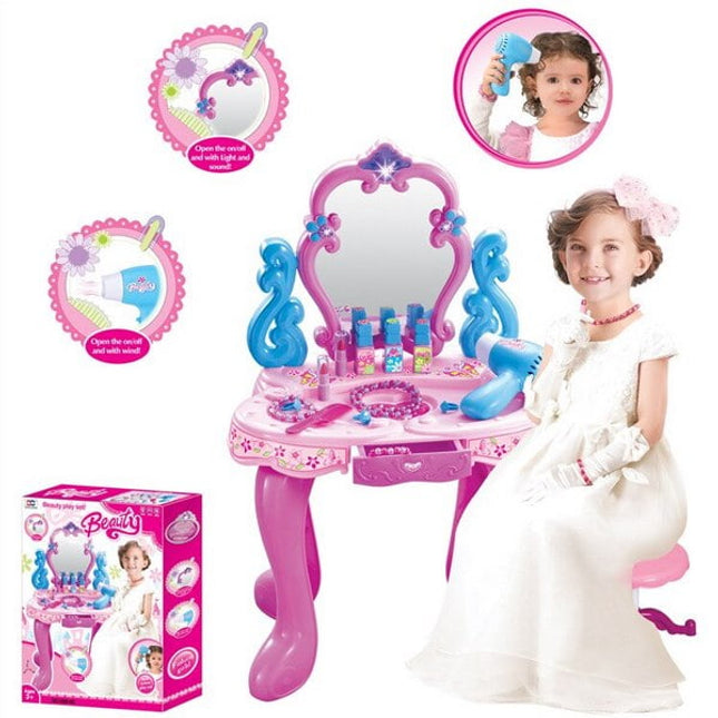 Beauty Dresser Play Set for Girls - Multi Color - EK1462