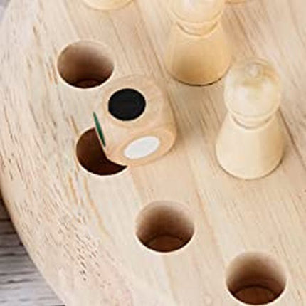 Classic Wooden Color Memory Chess Intelligence Game Kids Toy Gift for Leisure Fun - EKT1495