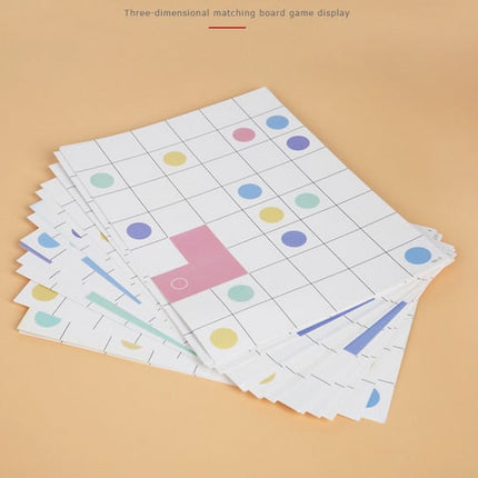 wooden Puzzle/Hand Grab Wooden Tetris Matching Puzzle Educational Toy Child Gift - EKT1499