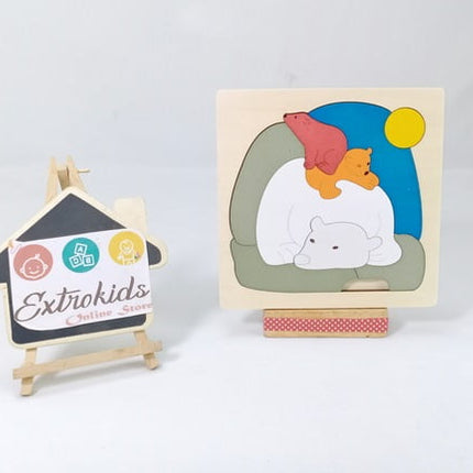 Extrokids New Wooden 3D Puzzle -EKT1573