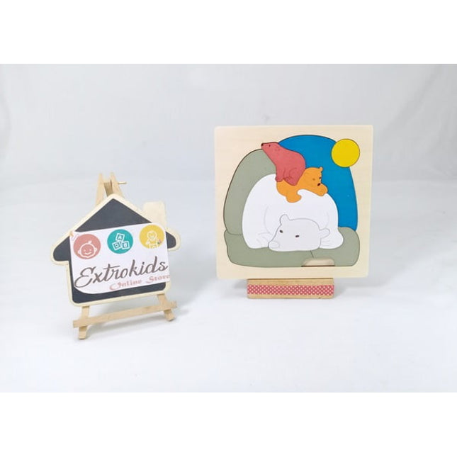 Extrokids New Wooden 3D Puzzle -EKT1573