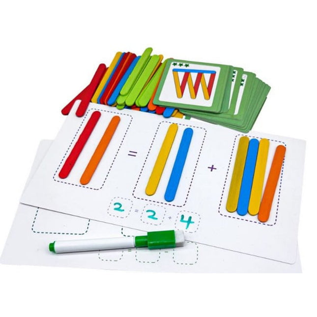 Extrokids Wooden puzzle tower candy stick game - EKT1586