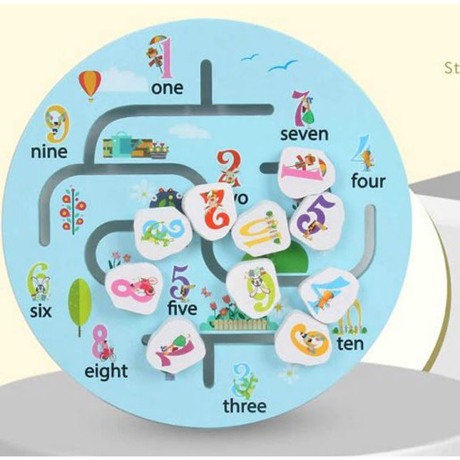 Extrokids Number Maze wooden puzzle - EK1597