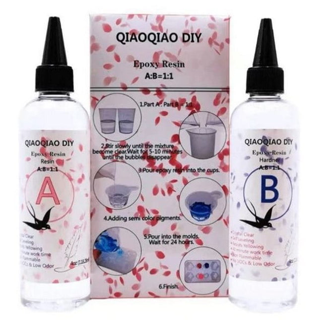 Extrokids Epoxy Resin &amp; Curing Agent Kit Fiber Reinforced Polymer Resin Composite Material Smal