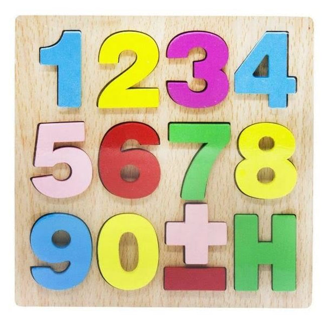 Extrokids Wooden 6X6 PUZZLE XJ Numbers Place Colorful Learning Educational Board Toys for Kids - E