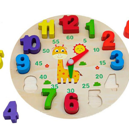 Extrokids Wooden Digital Clock Board toys - EK1621