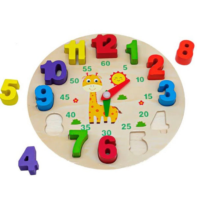 Extrokids Wooden Digital Clock Board toys - EK1621