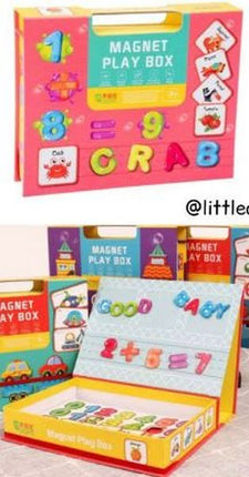 Extrokids Magnetic Play Box Alphabets and numbers - EK1623