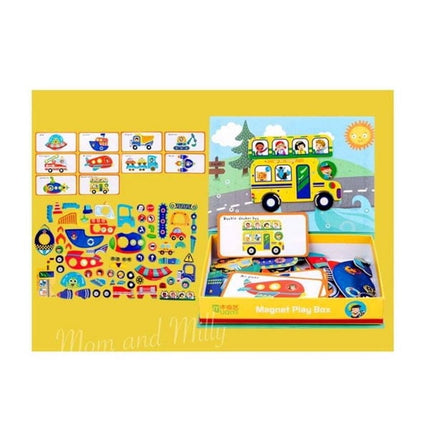 Extrokids Magnet Play Box - Transport - EK1624