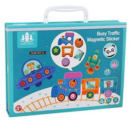 Extrokids Life Learning Magnetic Puzzle Theme-- The Busy Traffic - EK1627