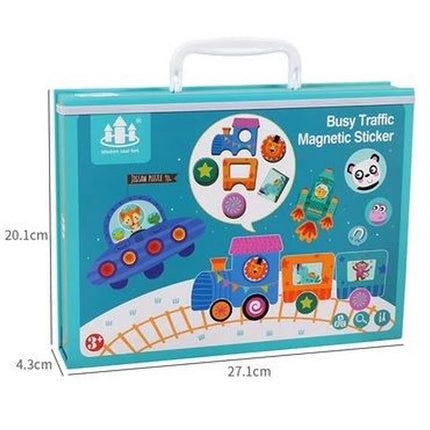 Extrokids Life Learning Magnetic Puzzle Theme-- The Busy Traffic - EK1627