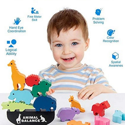 Extrokids Wooden Animal Balance Game - EK1660