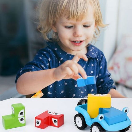 Extrokids Wooden Smart Interest Car - EKT1664