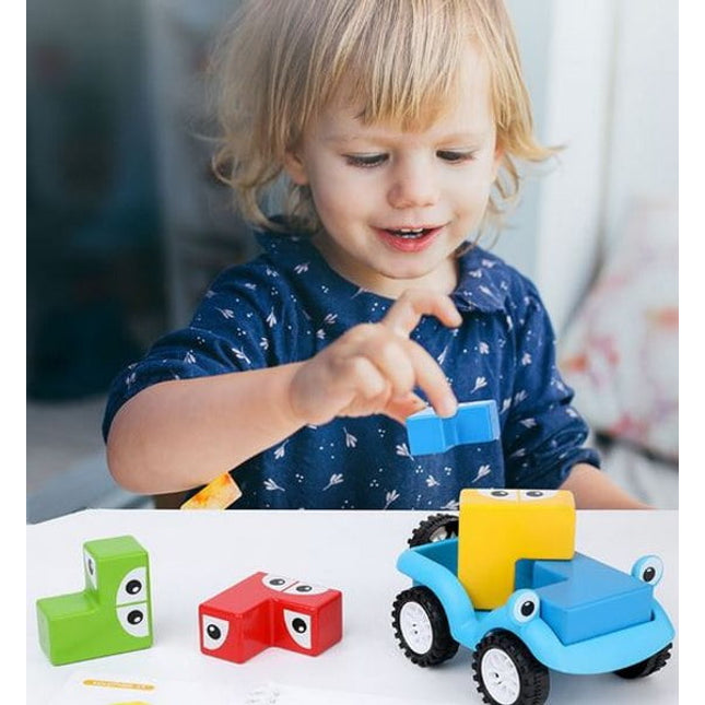 Extrokids Wooden Smart Interest Car - EKT1664