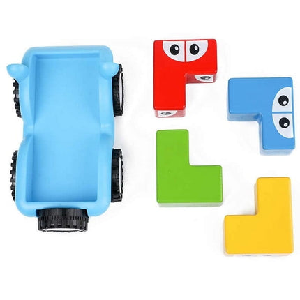 Extrokids Wooden Smart Interest Car - EKT1664