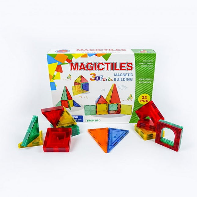 Extrokids 32pcs of 3D magnatiles - EKT1668